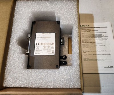 NEW MOXA ICF-1150-M-ST-T SERIAL TO FIBER OPTIC CONVERTER RS-232/422/485