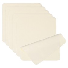 6 Pcs 7.9" x 7.9" Glasses Cleaning Cloth Microfiber Eyeglasses Cloth Beige