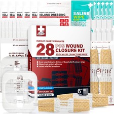 EVERLIT CARE Wound Closure Kit | For Up to 6 ...