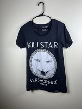 Killstar Versacrifice Tee No 666 size xL Women Goth Witch occult graphic