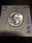 1961 Quarter 90% Silver Ms65