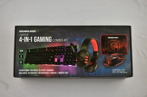 SOUNDLOGIC XT Light-UP Four-in-One Gaming Combo Kit