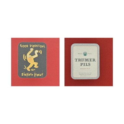 Sigl Trumer Pils Good Vibrations Brauerei Bierdeckel Bier