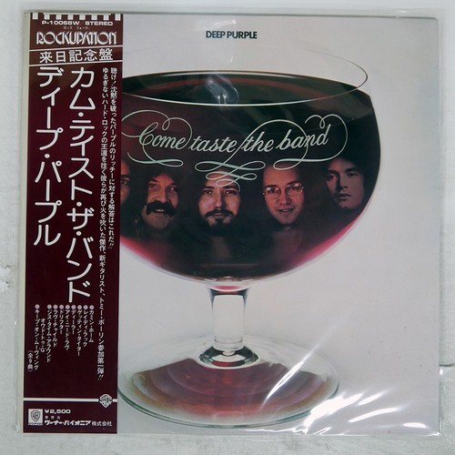 DEEP PURPLE COME TASTE THE BAND WARNER P10066W Japan VINYL LP
