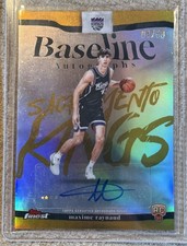 2025-26 Topps Finest - Maxime Raynaud Gold Baseline  Auto /50 #BA‑MR (RC, AU)