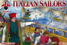 Red Box Figures 72106 1/72 Italian Sailors XVI-XVII Century Set 2 40 