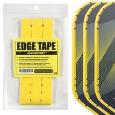 Pickleball Paddle Protection Tape Edge Guard for Curved Rackets Yellow