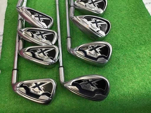 Callaway X-20 US Eisensatz 4-9,Pw,Sw 8tlg Flex UI Golf Stahl Stahl