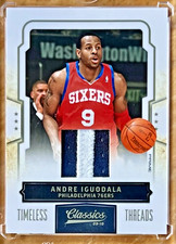ANDRE IGUODALA 2009-10 Classics TIMELESS THREADS GU 2 Clr Patch SSP 18/25 76ers