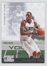 2007-08 Topps Luxury Box Rookie 486/669 Thaddeus Young #51 4p7