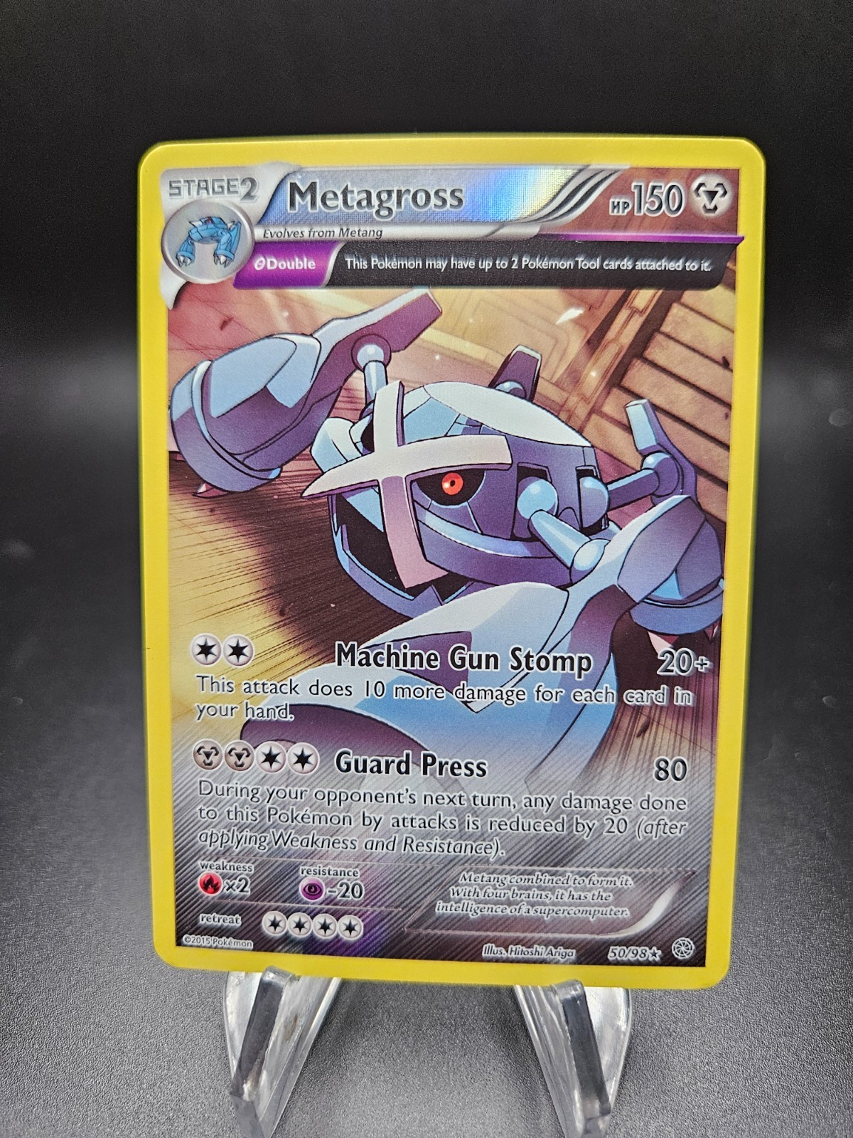 Metagross 50/98 XY - Ancient Origins Reverse Holo Pokemon Card NM-