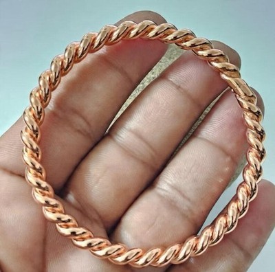 1 Stück Reinkupfer Armreifen, Damen Armband Armreif, Heilarmreifen, Tensor ge...