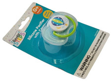 NEW BABY KING BLUE Gentle STEPS HOT AIR BALLOON PACIFIER 0 MONTHS