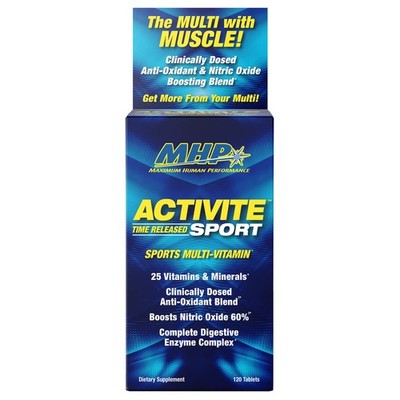 MHP Activite Sport Multi Vitamin, 25 Vitamins 120 Count (Pack of 1), Tablets 