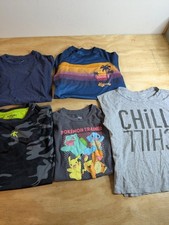 Boys Sz 8 Clothing Lot 10 Pieces Pajamas Shirts Pants Pokemon Swimwear Summer