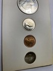 CANADA SILVER set of 6 coins 1963 in frame — photo 3