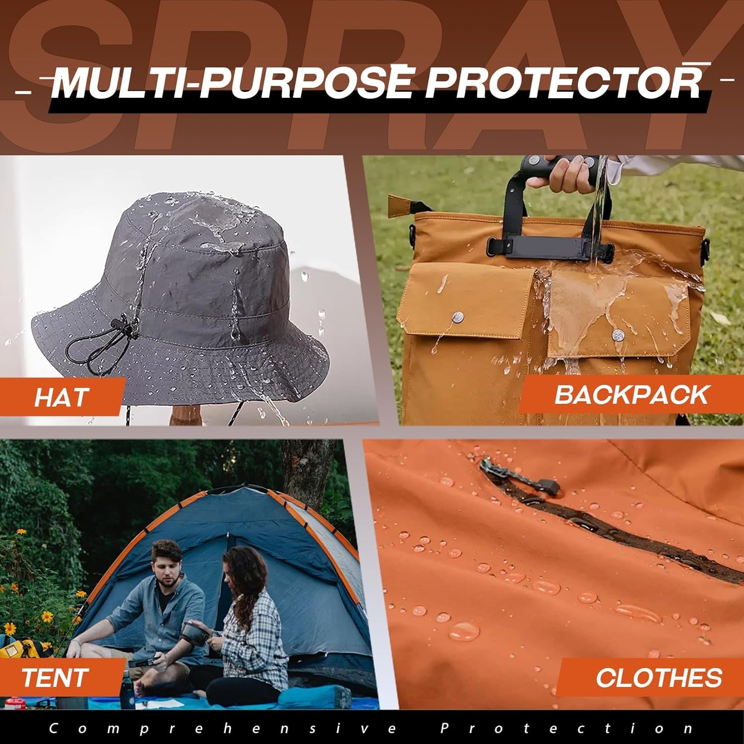 Protect Shoe Protector Spray - Rain & Stain Water Repellent - White 