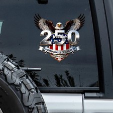 250 Freedom United States Of America 1776-2026 Car Window Decal Sticker
