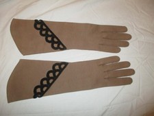 Viola Weinberger vintage long fabric dress gloves