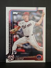 2025 Topps #287 DJ Herz RC NATIONALS 