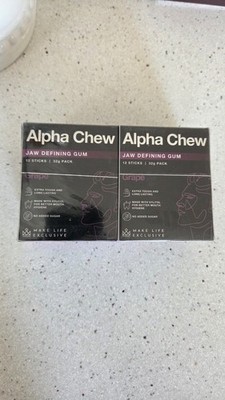 Alpha chew Chewing Gum  Grape - Define Your Jawline, Slim and