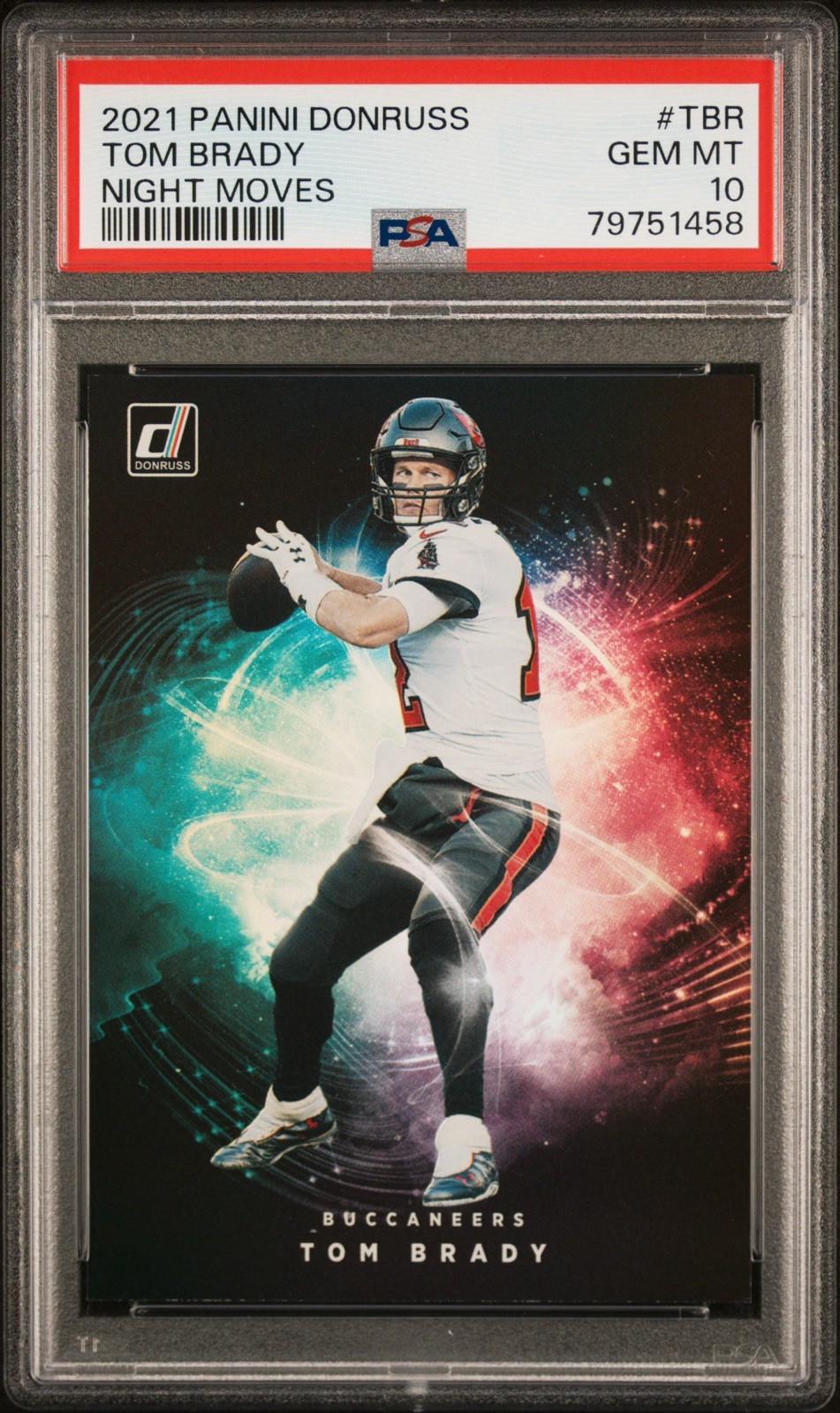 2021 Panini Donruss Tom Brady Night Moves - PSA 10