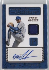 2016 Panini Pantheon Chronicled Calligraphy /199 Dwight Gooden #CC-DG Auto