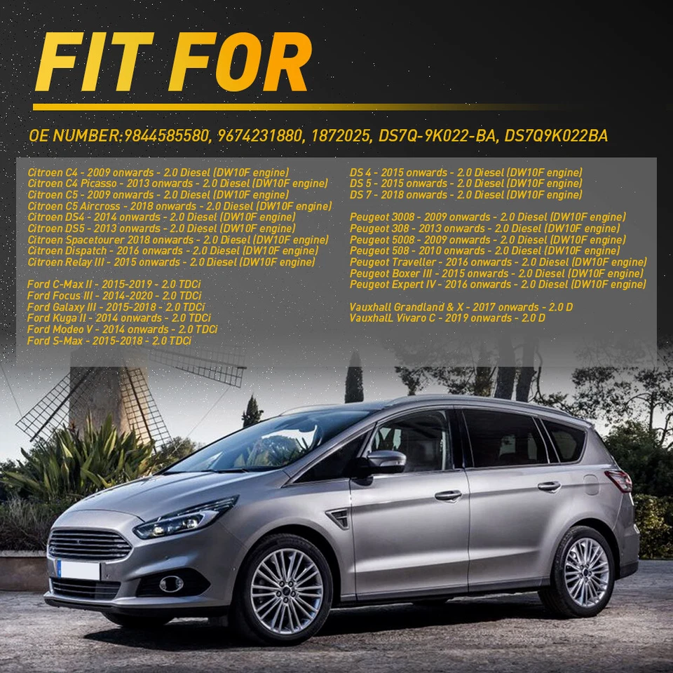 Injector Leak Off Return Pipe 1872025 Fit Ford Mondeo Galaxy Kuga 2.0 Tdci 2014- - Image 4 of 4