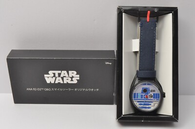 Star Wars ANA R2-D2 Q&Q Solar wrist watch ANA limited goods disney