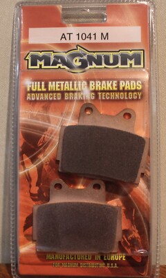 MAGNUM MATALLIC BRAKE PADS AT1041M: EQUIVALENT TO EBC FA104 BRAKE PADS