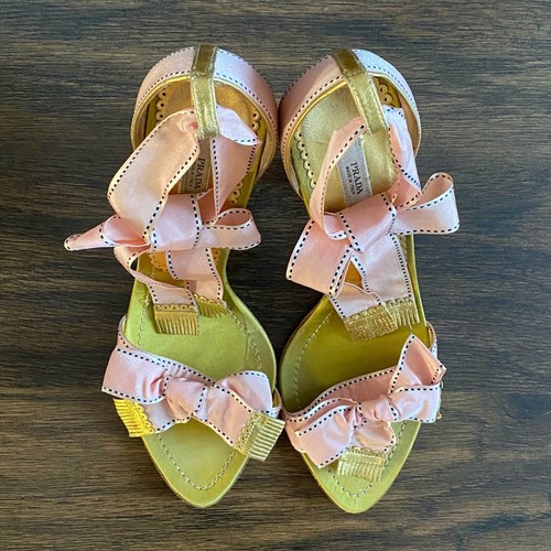 Sandalias de noche Prada Ribbon seda en rosa, EU 37.5 / UK 4.5 - Imagen 2 de 10