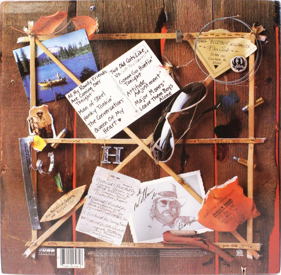 HANK WILLIAMS JR. Greatest Hits Vol. 2 NEW 1984 LP Country Vinyl Record WB-25328 - Image 2 of 2