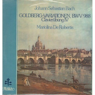 Bach, De Robertis LP Vinile Goldberg Variations Clavierubung IV BWV 988 / ITL70