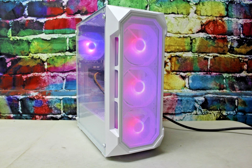 Custom RGB Gaming Desktop PC Intel Core i7 3.40 Quad 16 GB SSD Nvidia 1660 Super - Image 4 of 4