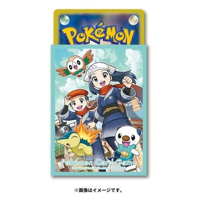 Pokémon TCG Card Sleeves - Rei Akari Oshawott Cyndaquil Rowlet
