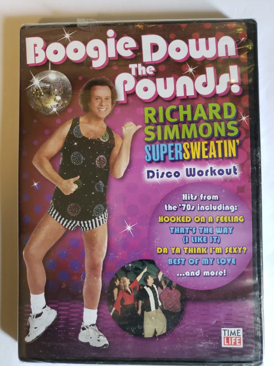 Richard Simmons Boogie Down The Pounds Disco Workout DVD Exercise Dance Aerobic