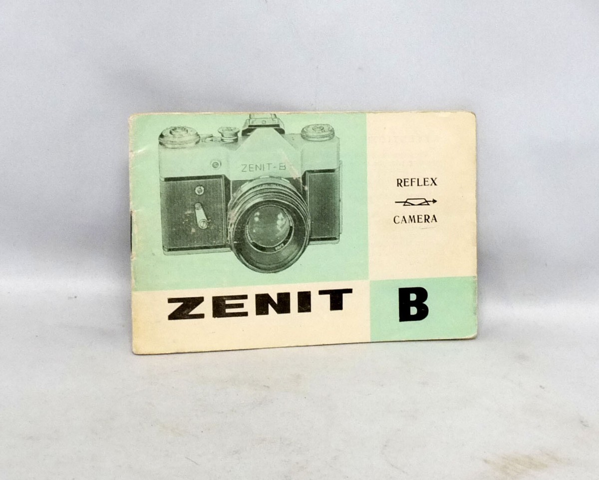 Zenit B Reflex Camera Instruction Manual 35mm SLR Film Camera