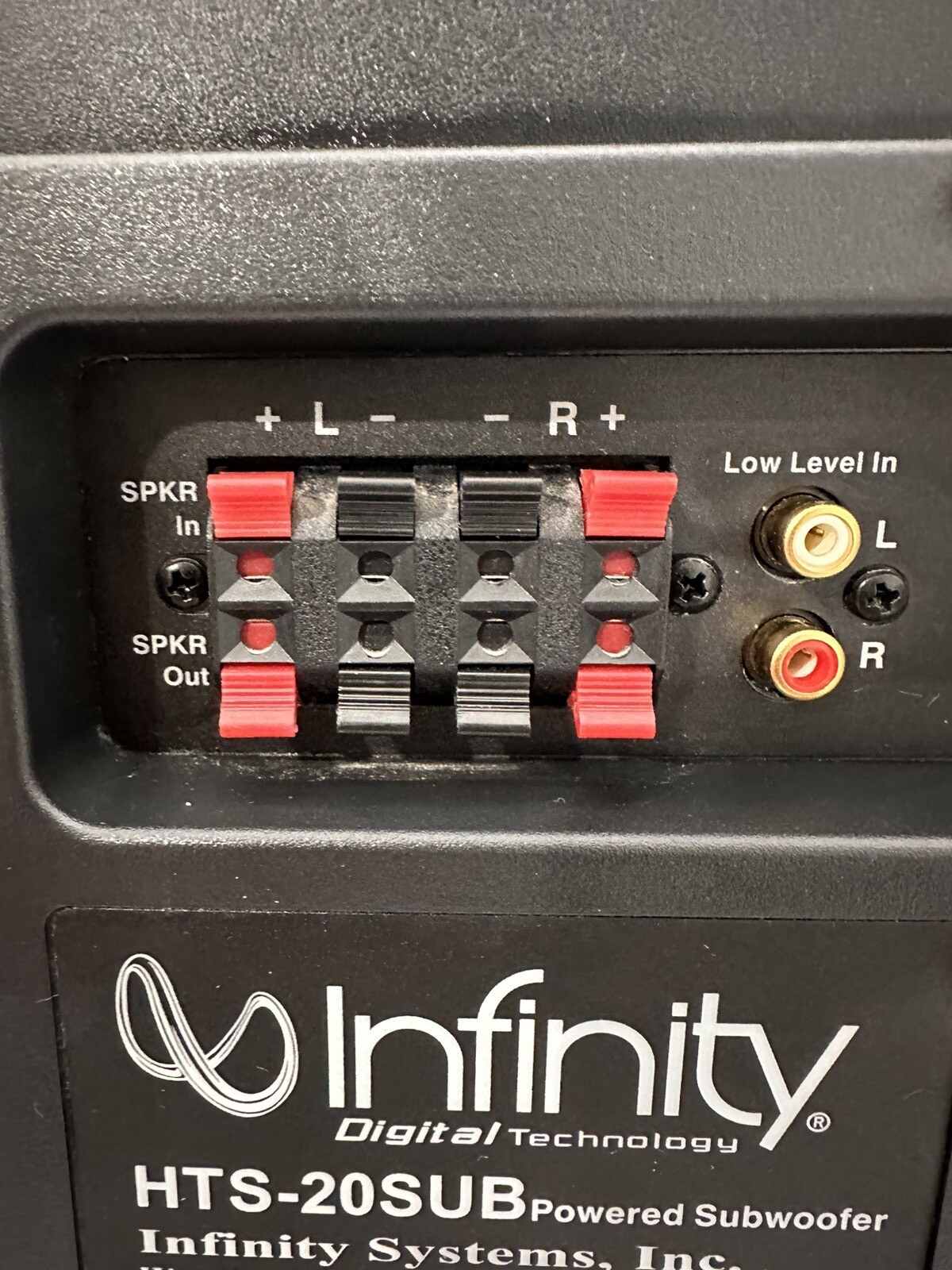 Infinity HTS20SUB 12