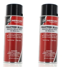 Mercury Mercruiser OEM Phantom Black Spray Paint 12oz. Aerosol Can 92-8028781