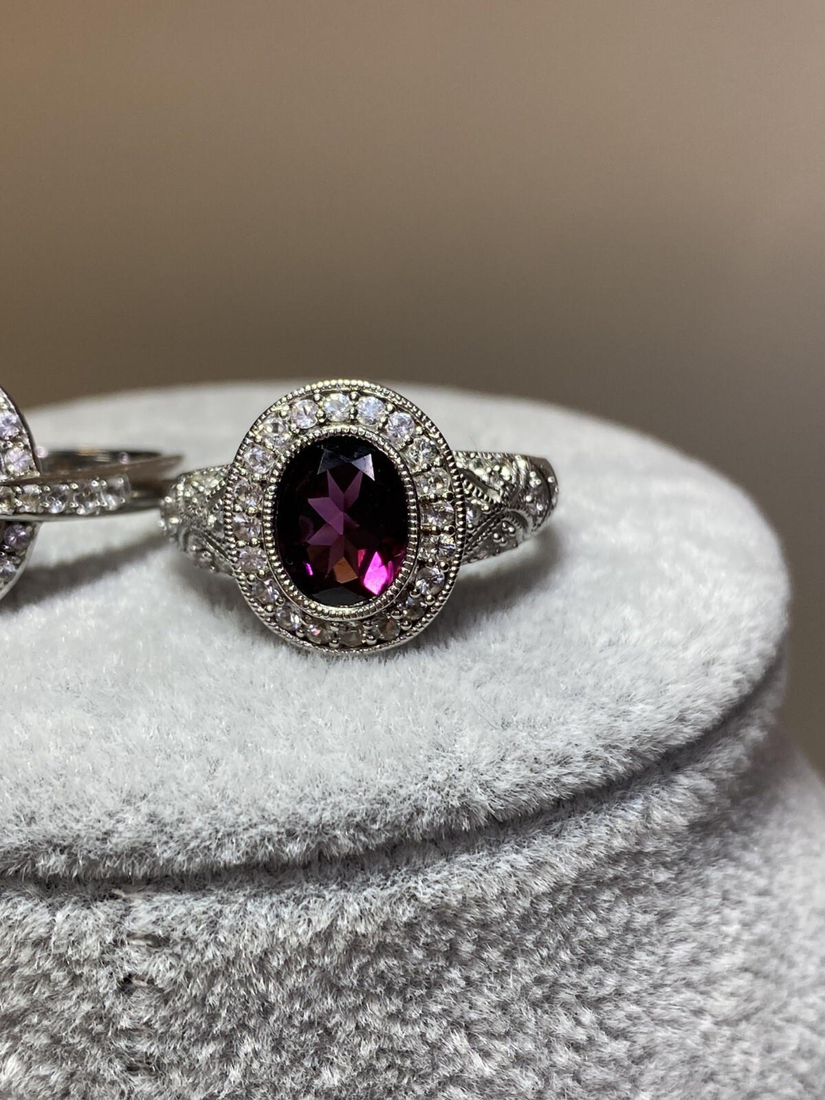 HSN QVC .925 Amethyst Rings Set Of Two | eBay