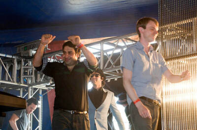 Maximo Park perform at Glastonbury Festival at Worthy Farm on June - Old Photo 1