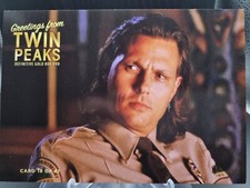 TWIN PEAKS - RARE GOLD BOX DVD POSTCARD No.18 - DEPUTY HAWK (DAVID LYNCH)