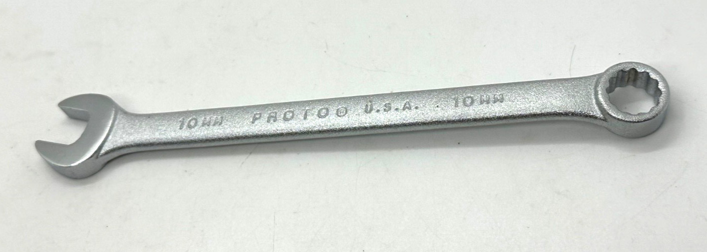 🇺🇸 NEW Proto PROFESSIONAL Tools 10mm Metric 6.25" Long Combo WRENCH 12 Point