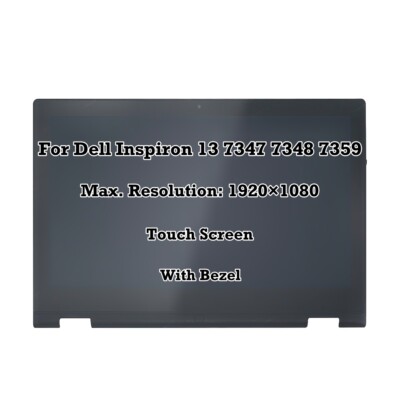 13.3 2-in-1 FHD LCD Touchscreen Digitizer+Bezel For Dell Inspiron 13 i7359 1080P
