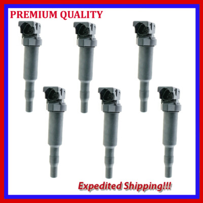 6PC IGNITION COIL EBM592 FOR 10-17 BMW X3 xDrive28i F25 N20 2.0T