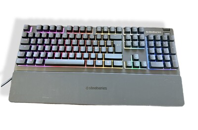 SteelSeries Apex 3 Tastiera da Gaming RGB, Illuminazione RGB a 10 Zone AZERTY