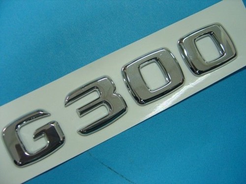 ONE SET * G300 * TRUNK LETTER CHROME EMBLEM BADGE FOR MERCEDES BENZ G-CLASS AMG - Picture 4 of 4