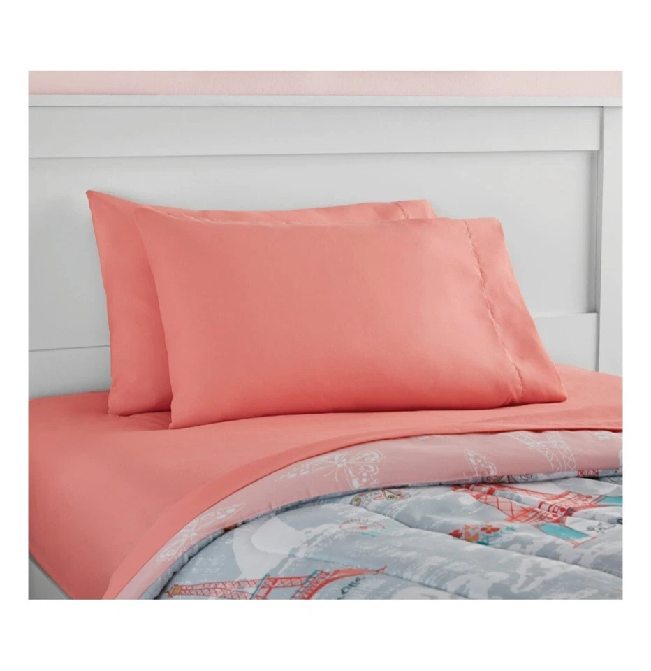 Your Zone Paris Cama en una Bolsa Coordinada 7 Piezas Juego de cama, completo - TOTALMENTE NUEVO  Foto 4 de 4