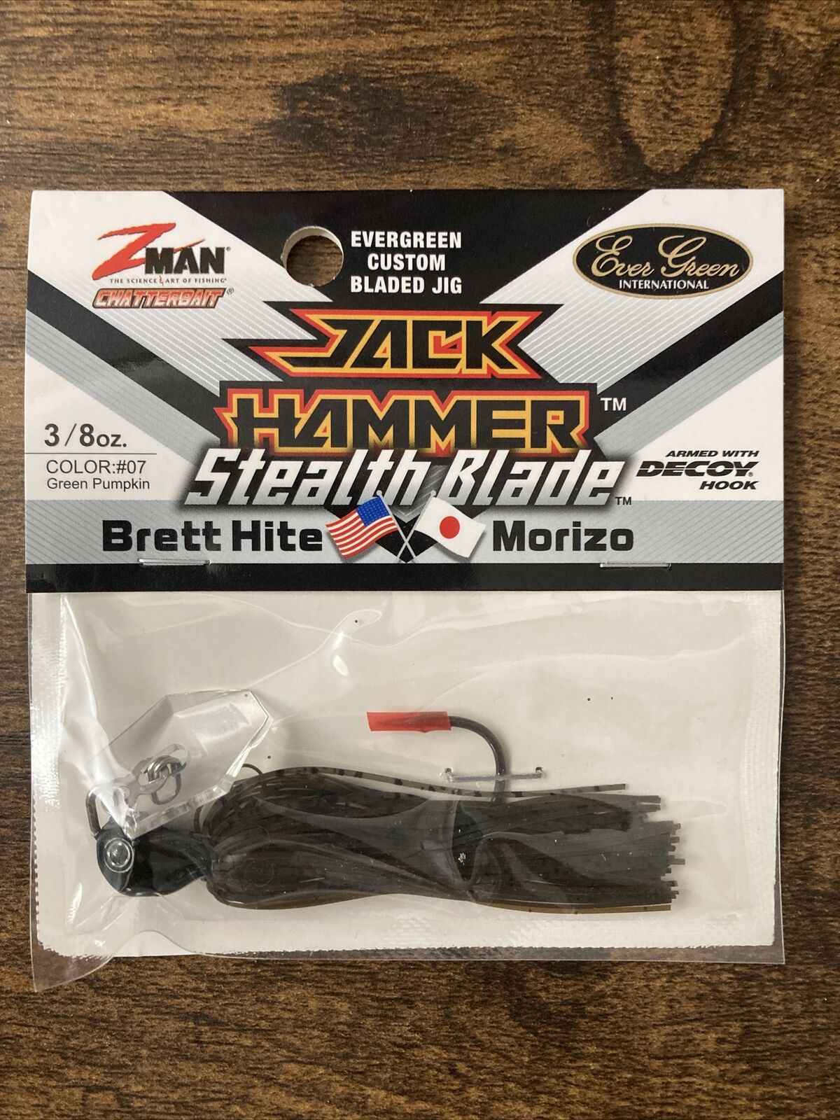 Z-Man Chatterbait Jackhammer Stealthblade