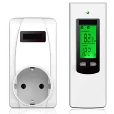 Wireless Temp Control Socket Home Floor Heat Thermostat Digital Temp Controller